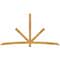 Ekena Millwork Alberta Rough Sawn Timber Gable Bracket, Western Red Cedar, 108"W x 58"H x 2"D x 4"F, 13/12 Pitch GBW108X58X0204ALB00RWR - alternate 1